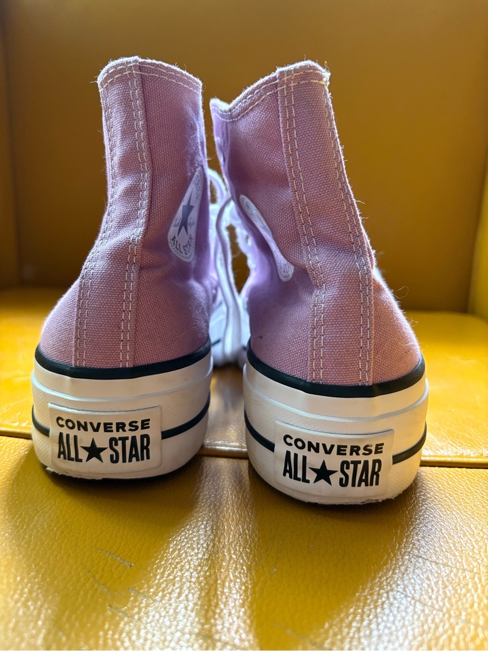 Converse High Top Sneakers - Light Pink Canvas - Picture 2 of 6